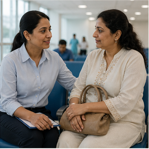 Support during an appointment